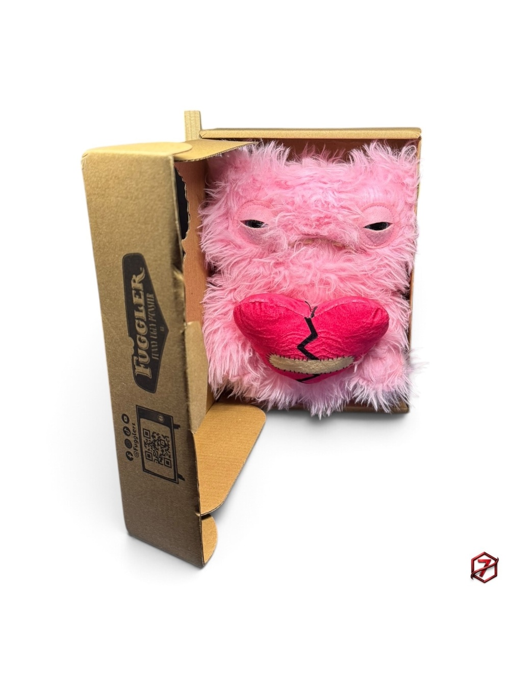 Fuggler Love Fugg Wide Eyed Weirdo Pink 9” Valentine Plush ZURU Boxed